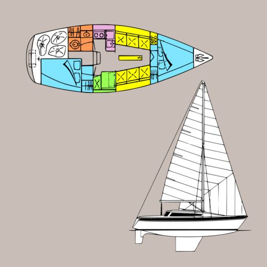 Sailboat Gibert Marine Gib sea 84 boat plan