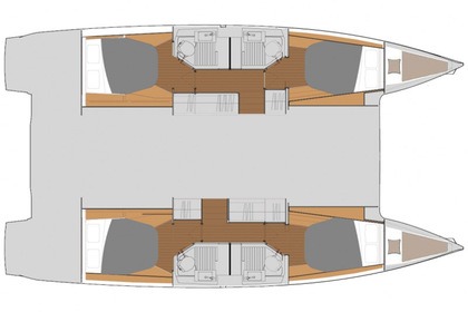 Rental Catamaran  Fountaine Pajot Astréa 42 Šibenik