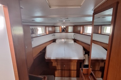 Large modern sailboat