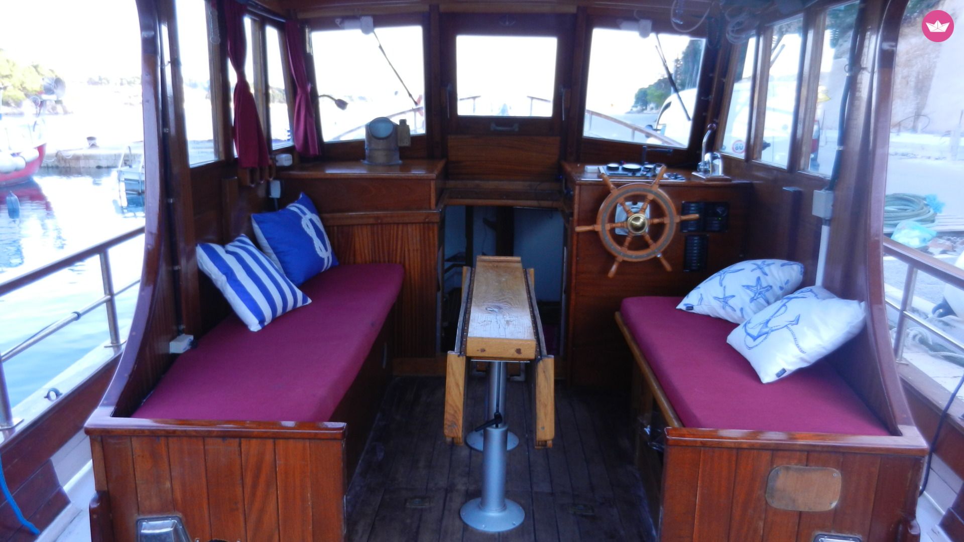 Traditional Croatian Boat Leut Palagruža in Split  