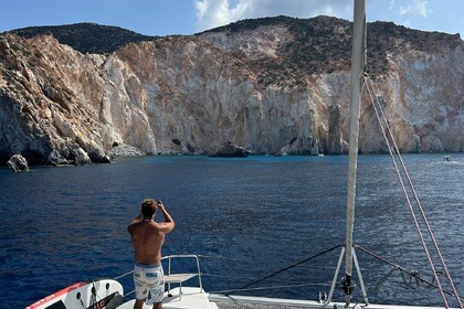 Ouna Catamaran - Private Lagoon 46 - Owner operated - Tailor-made luxury cruises from Paros