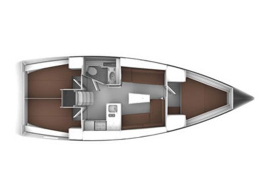 Sailboat BAVARIA 37 CRUISER Boat design plan
