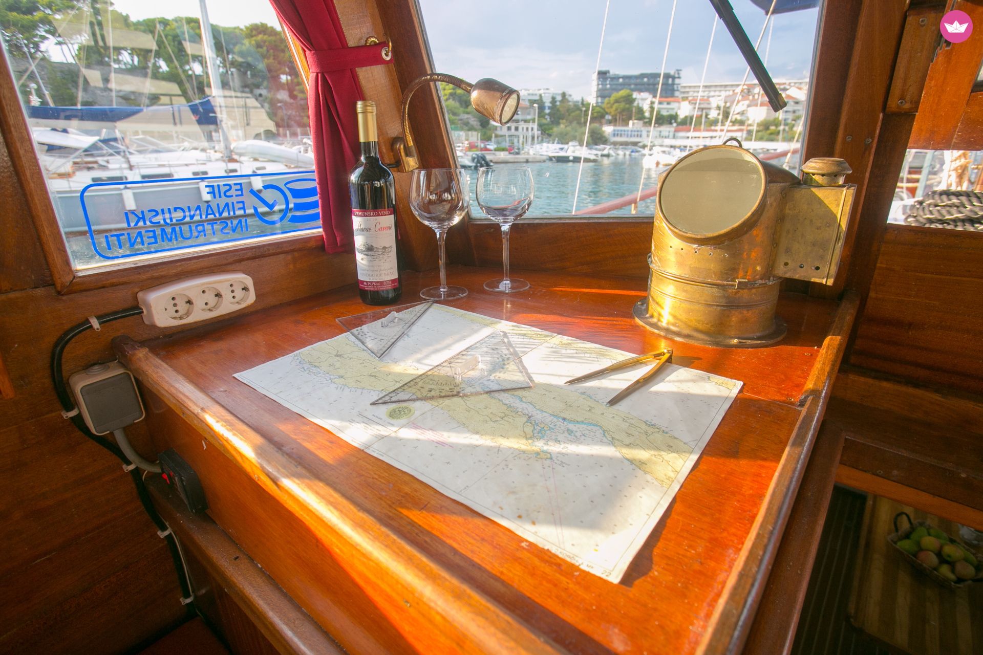 Traditional Croatian Boat Leut Palagruža in Split  