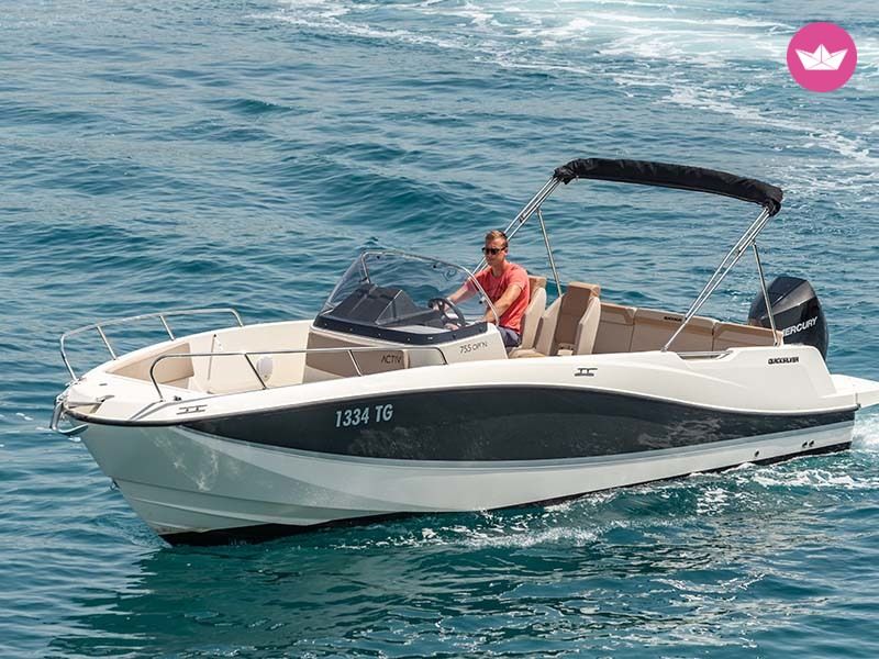 Charter Motorboat Quicksilver 755 Activ Open Split