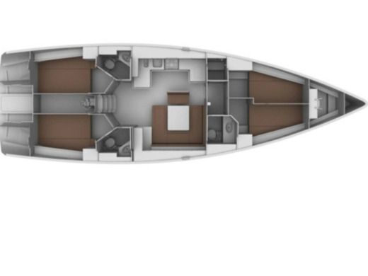 Sailboat BAVARIA 45 CRUISER Boat design plan