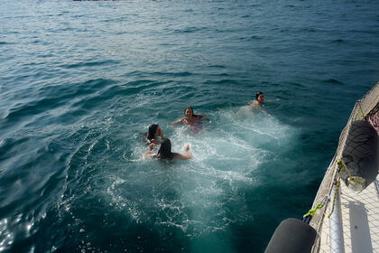 Enjoy an unforgettable day at sea aboard our 12-meter sailing yacht in Barcelona Welcome aboard!