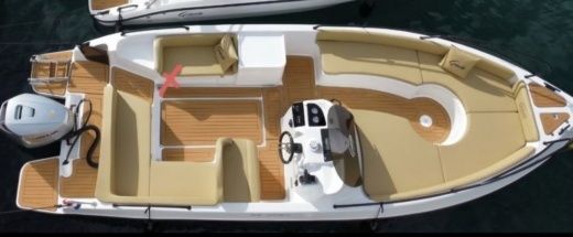 Motorboat Gaia Italy 220 Planimetria della barca