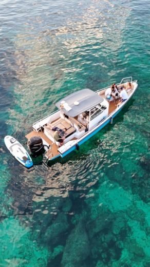 Motorboat Axopar 28 T-top Planimetria della barca