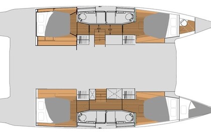 Hyra båt Katamaran Fountaine Pajot ELBA 45 Porto-Vecchio