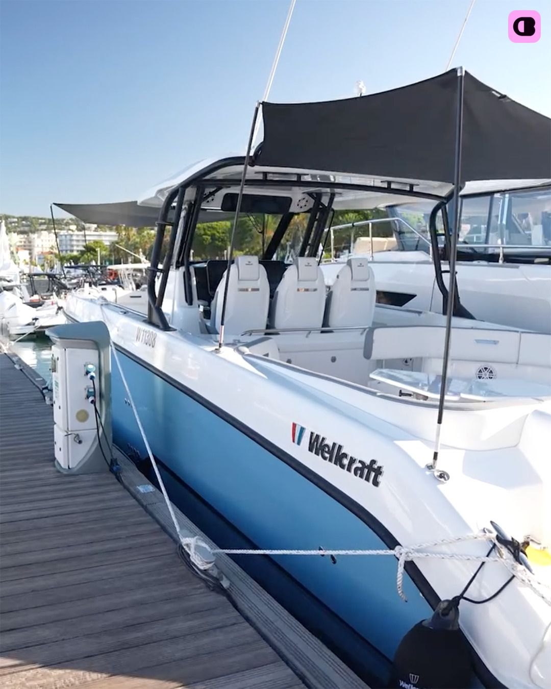 Bateau à moteur Wellcraft 38 T-TOP 1050cv 5