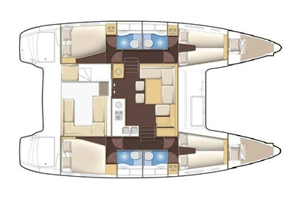 Location Catamaran Lagoon-Bénéteau Lagoon 400 S2 - 4 + 2 cab. Sukošan