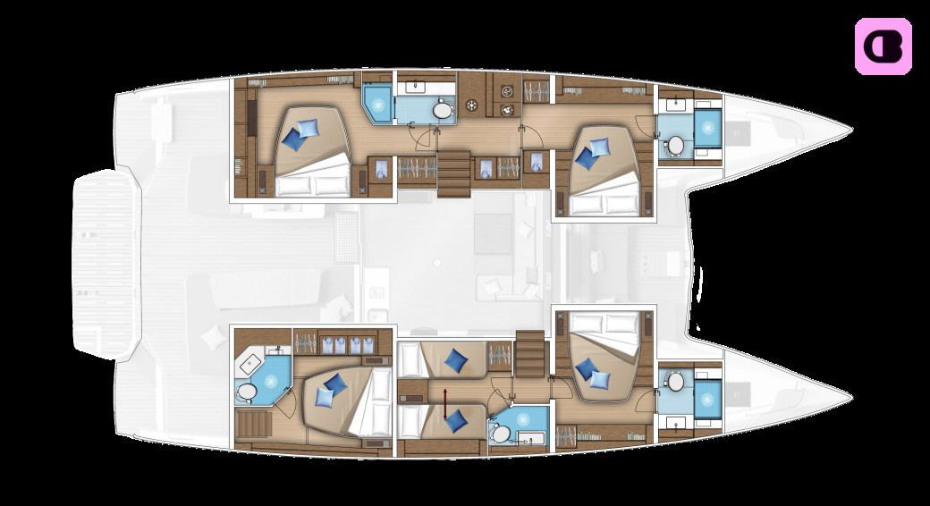 Catamaran Lagoon 52F 16m 6