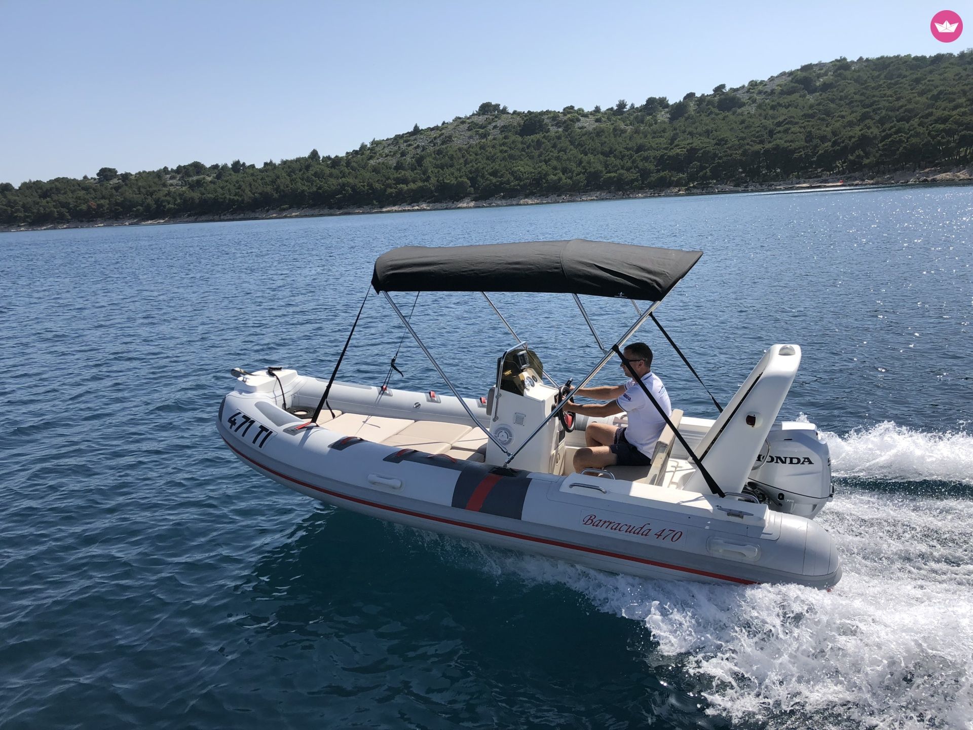 Semi-rigide Baracuda 470 50cv