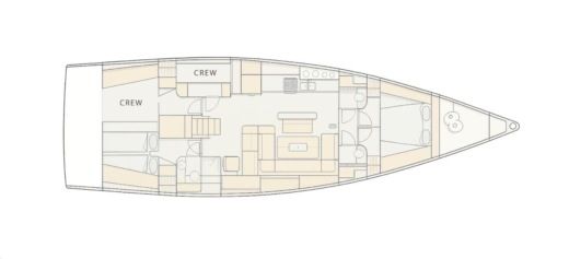 Sailboat Hanse Custom Yacht Plan du bateau