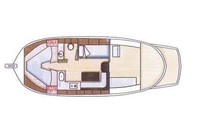 Precioso barco Menorquin en Sitges