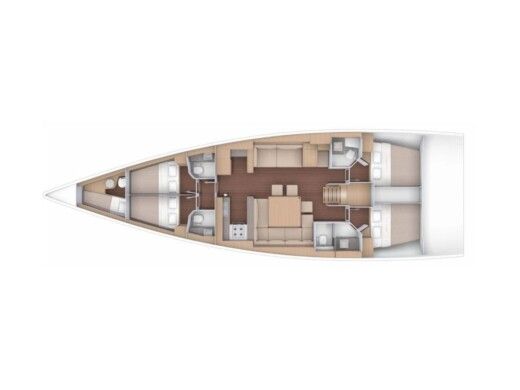 Sailboat  Dufour 56 Exclusive[G] boat plan