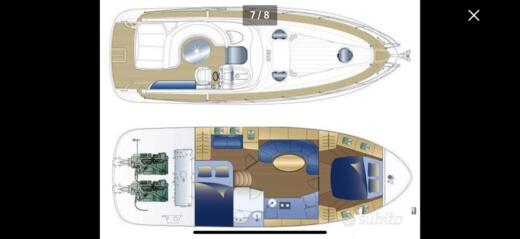 Motorboat Bavaria Bavaria 37 Sport Plano del barco