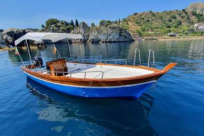 Miete Boot ohne Führerschein  Carolina Lancia in legno Taormina
