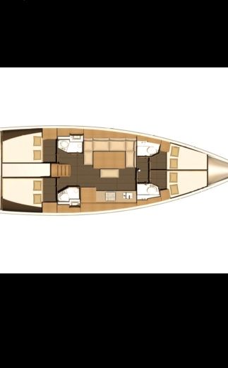 Sailboat Dufour Dufour 460 Gl Boat layout