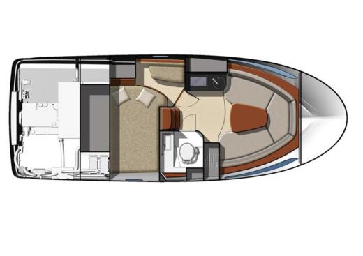 Motorboat Jeanneau Leader 8 Boat design plan