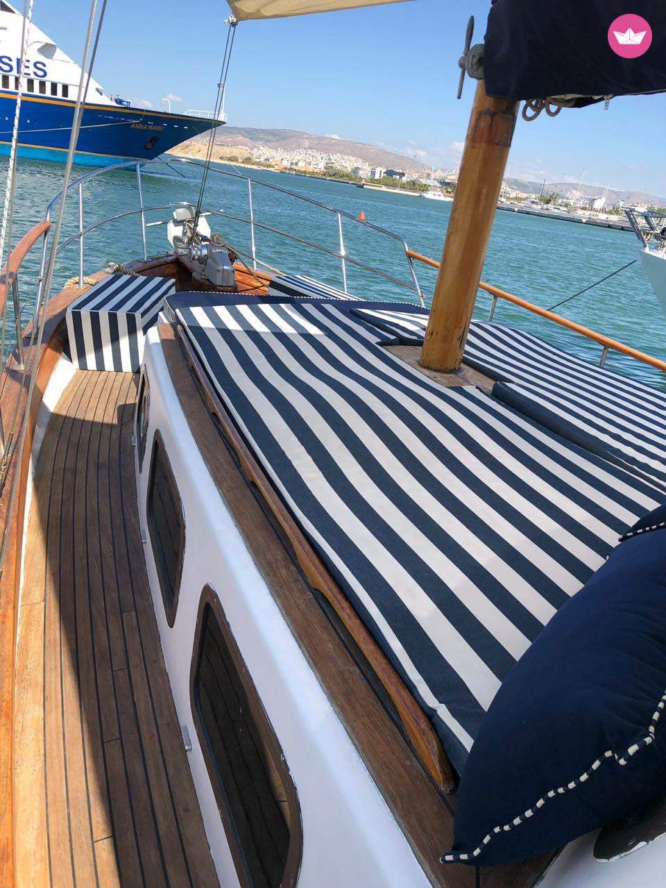 Motorboat Traditional Boat Liberty Greek for hire