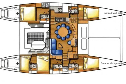 Charter Catamaran Lagoon Lagoon 570 Tahiti