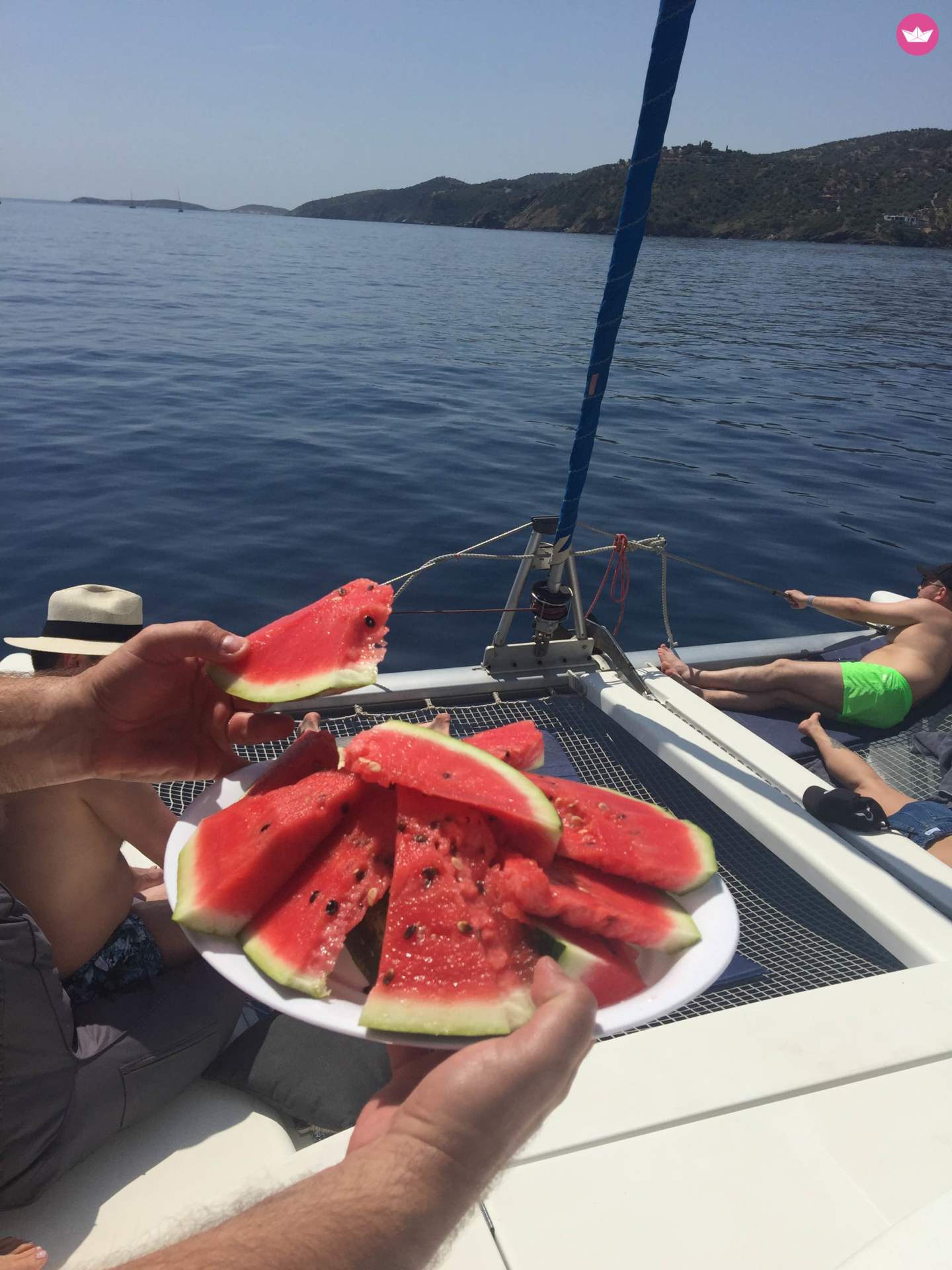 Charter catamaran in Athens  