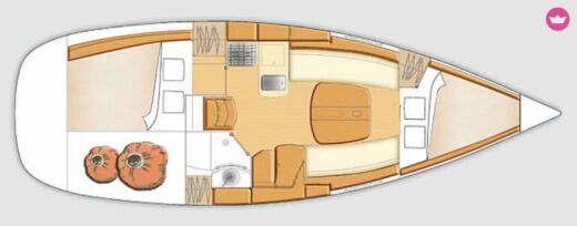 Sailboat Beneteau First 31.7 boat plan