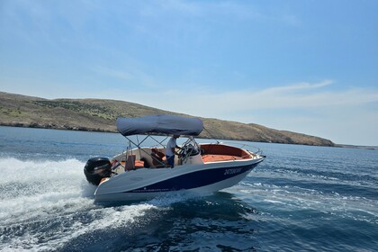 Miete Motorboot Okiboats Barracuda 545 Open Novalja