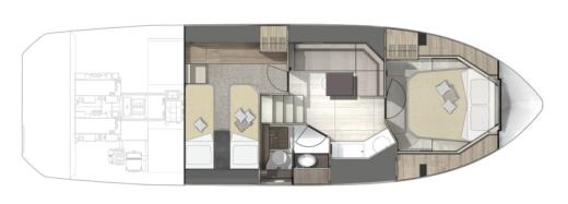 Motorboat Cranchi Z35 boat plan