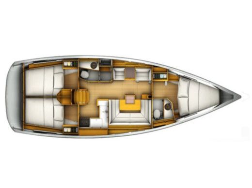 Sailboat JEANNEAU SUN ODYSSEY 409 Boat design plan