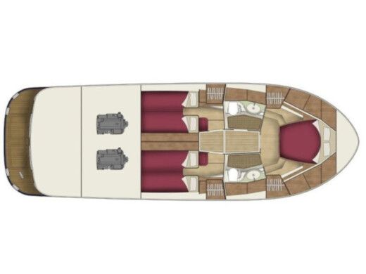 Motorboat Adriana 44 Boat design plan