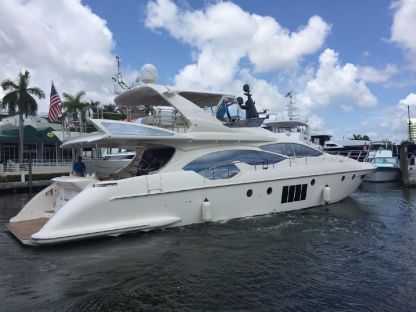 Rental Motorboat Azimut Flybridge Miami