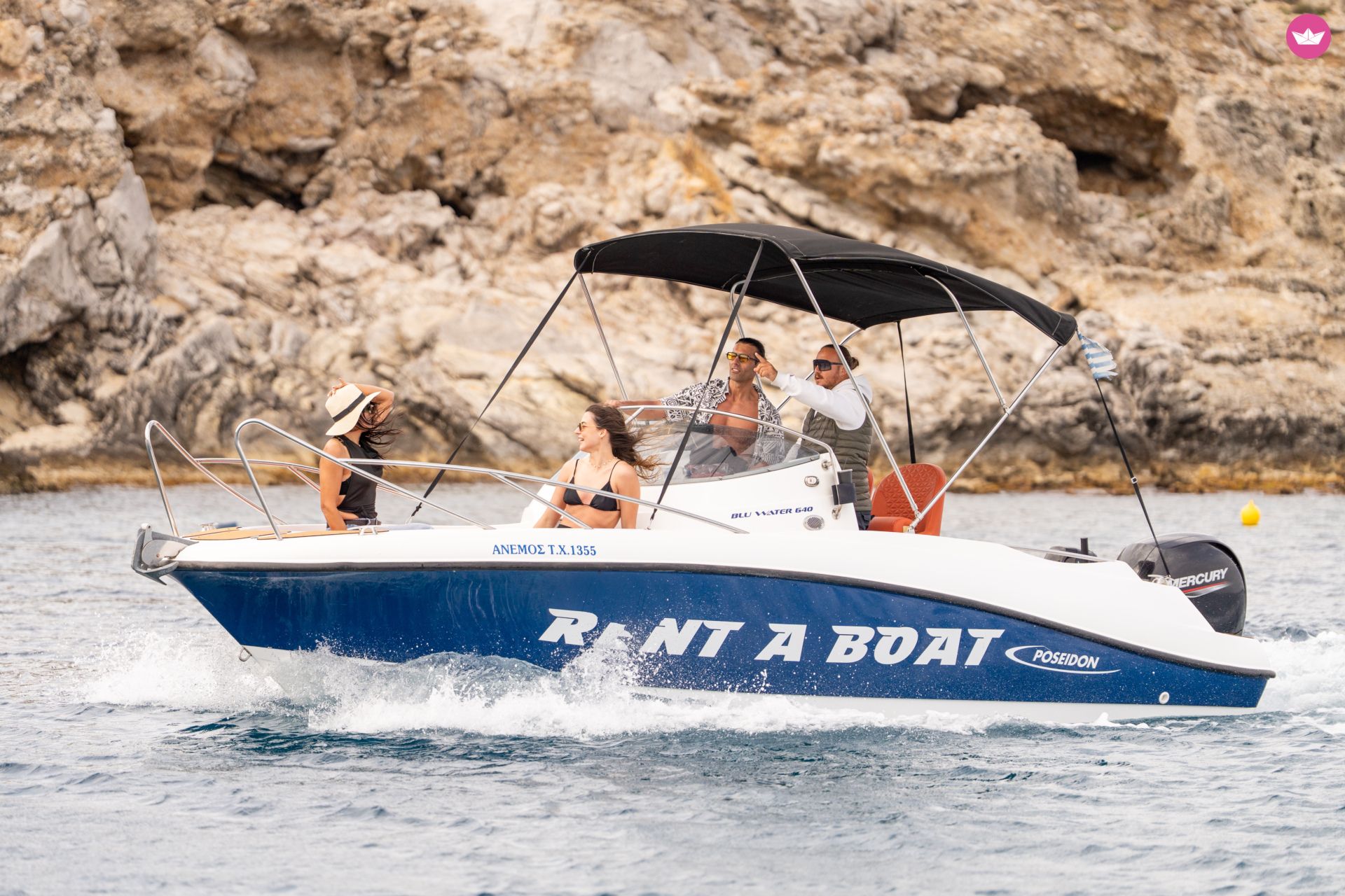 Bateau à moteur Poseidon Blu water 640 150cv