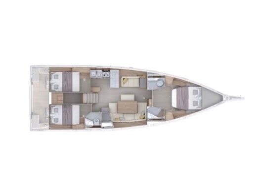 Sailboat  Oceanis 47 boat plan