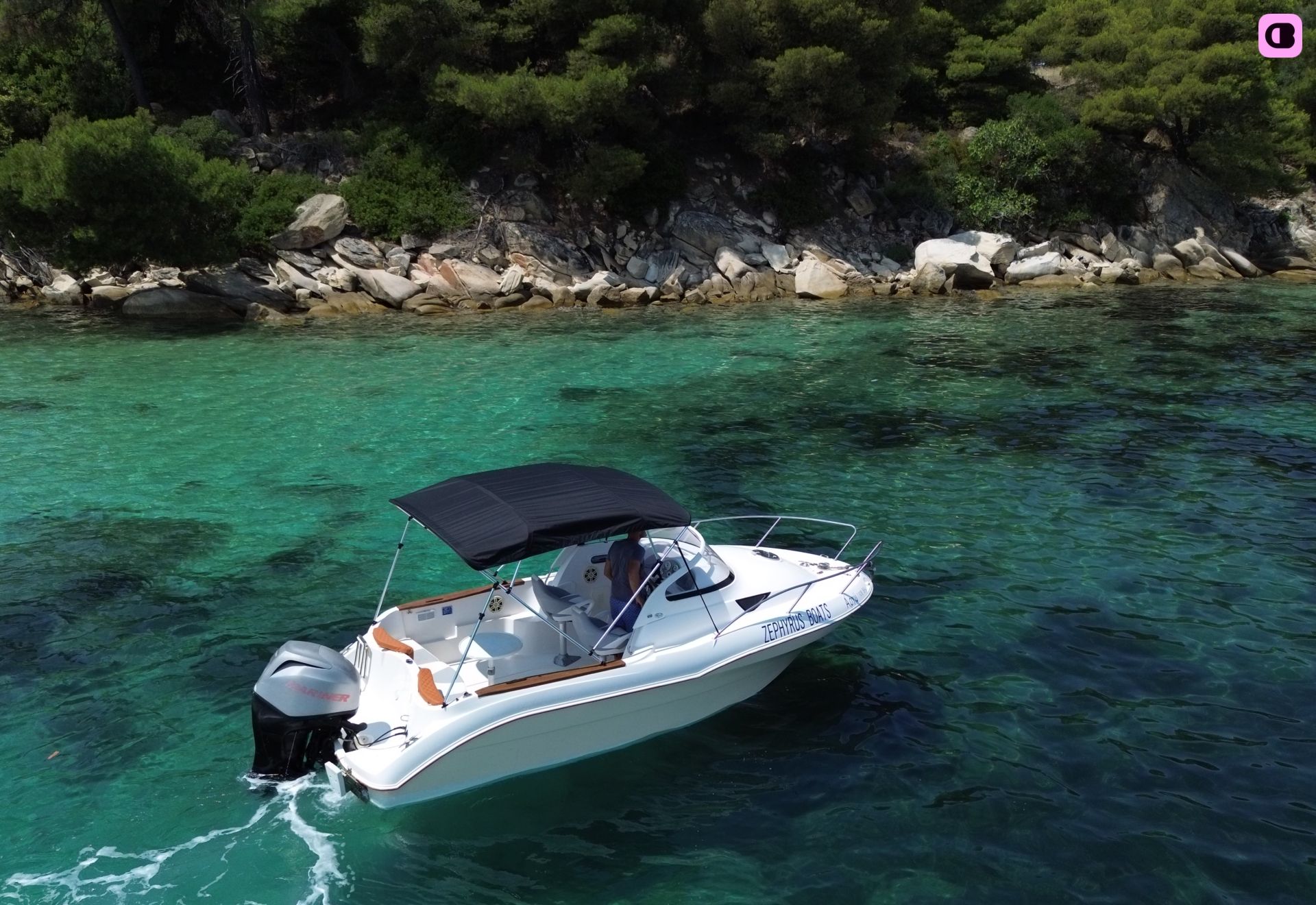 Bateau à moteur Quicksilver 620 Cruiser 150cv 2