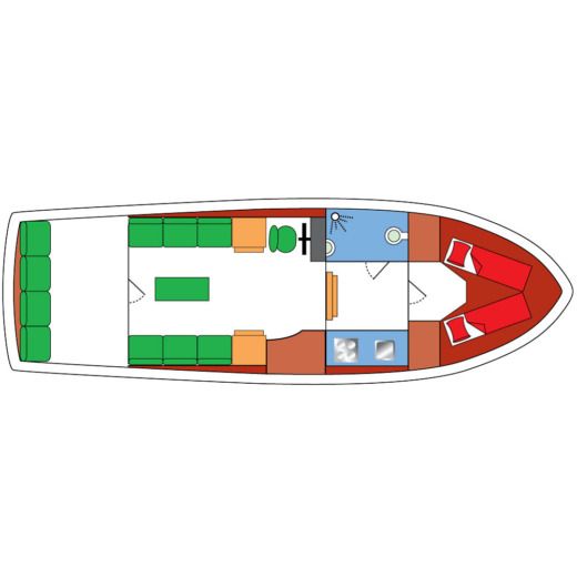 Motorboat Palan DL 1100 OK Boat design plan
