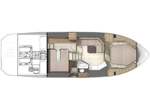 Motorboat Cranchi Z35 Boat layout