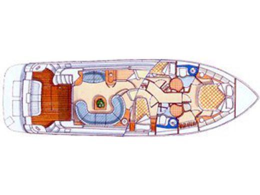 Motorboat Azimut Azimut 46 Boat design plan