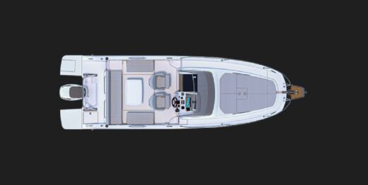 Motorboat Beneteau Flyer 8 boat plan