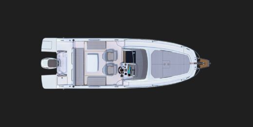 Motorboat Beneteau Flyer 8 Boat layout