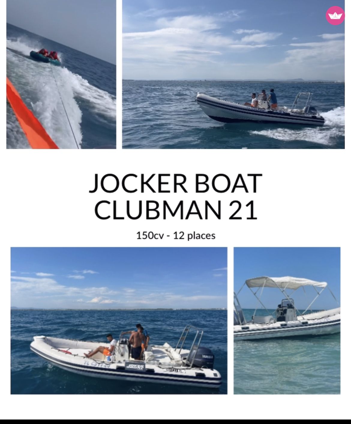 Semi-rigide Joker Boat Clubman 21 150cv 2