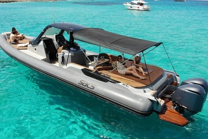 Hyra båt RIB-båt Sacs Marine Strider 13 Ibiza