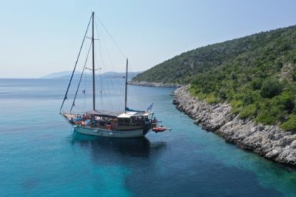Charter Sailboat Motor Sailing Traditional Craft Skiathos