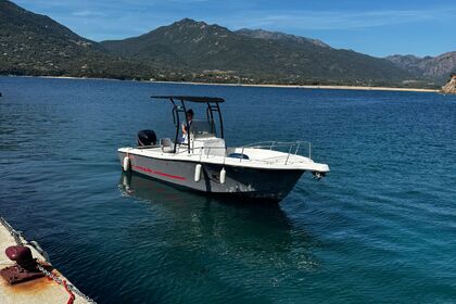 Miete Motorboot Kelt White Shark 225 Propriano
