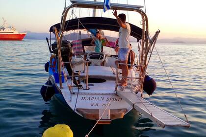 A CLASSIC JEANEAU 41 FEET SAILING BOAT IN GREECE