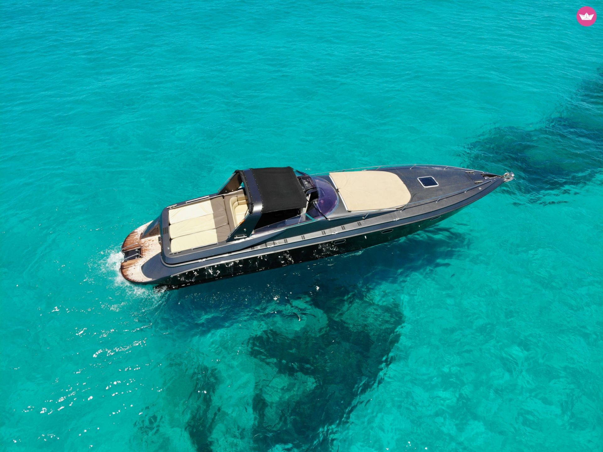 Charter motorboat in Ibiza  