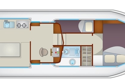 Miete Hausboot Locaboat Pénichette 935 W Mecklenburgische Seenplatte