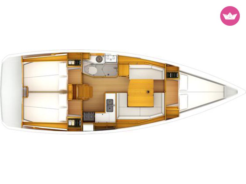 Charter sailboat in Sant Antoni de Portmany  