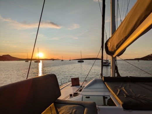 Miconos Catamaran Fountaine Pajot 45ft alt tag text